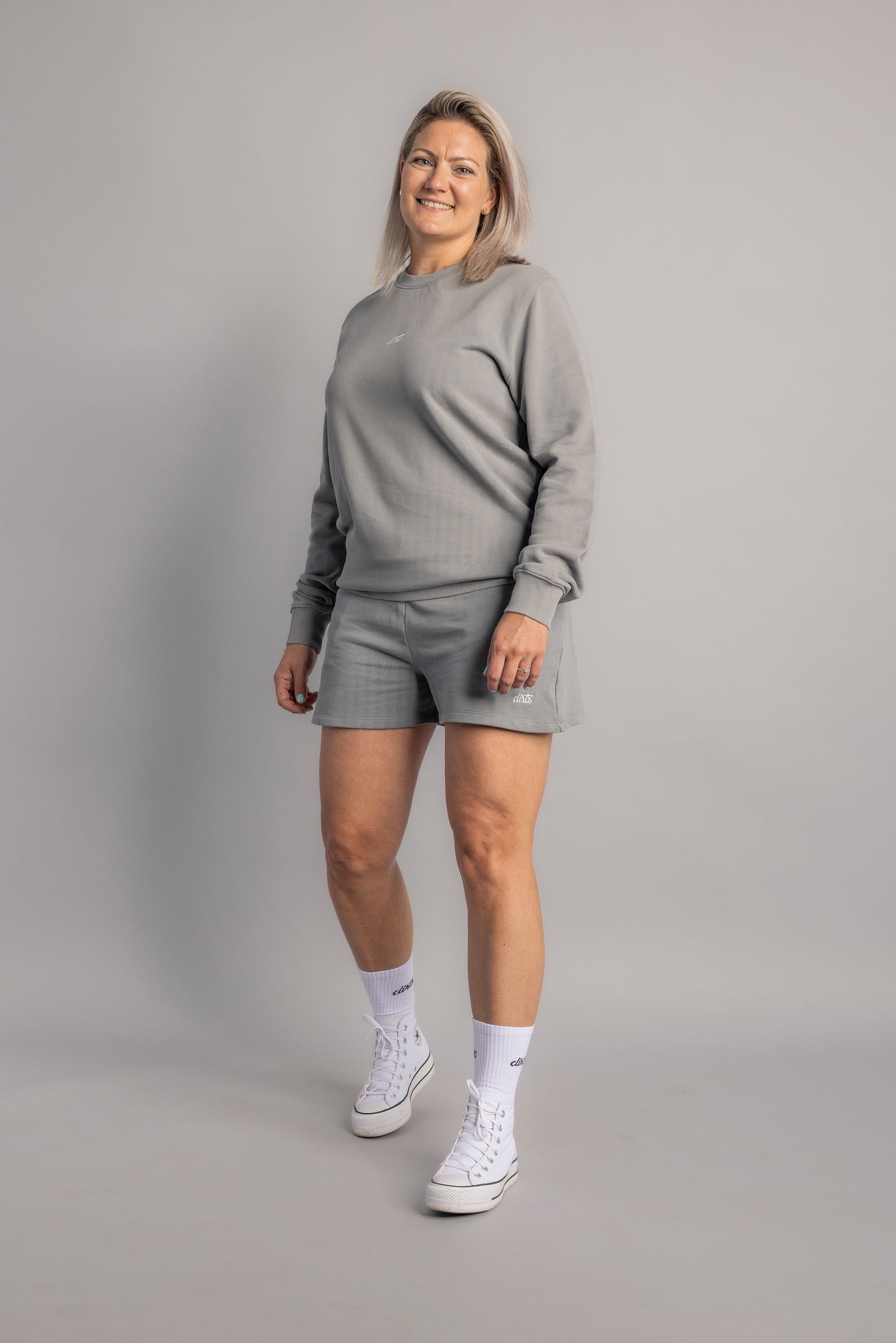 Sweatshorts Ladies, Silver Dust