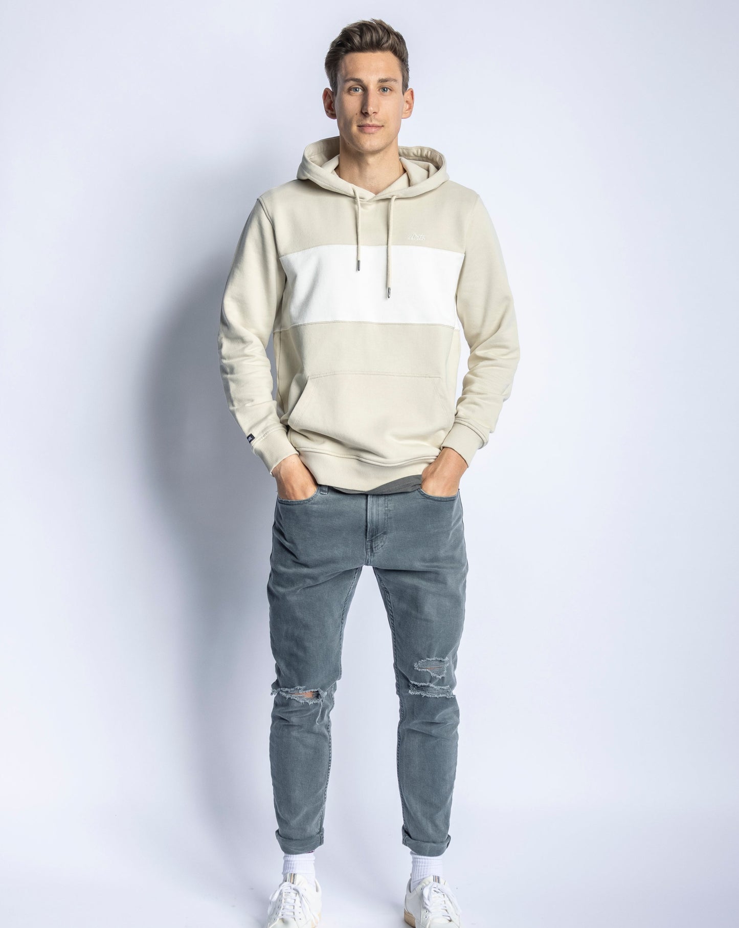 PRE-LOVED Color Block Hoodie, XXL