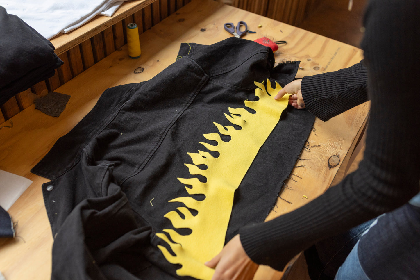 LADIES FLAMES Upcycling Jacket