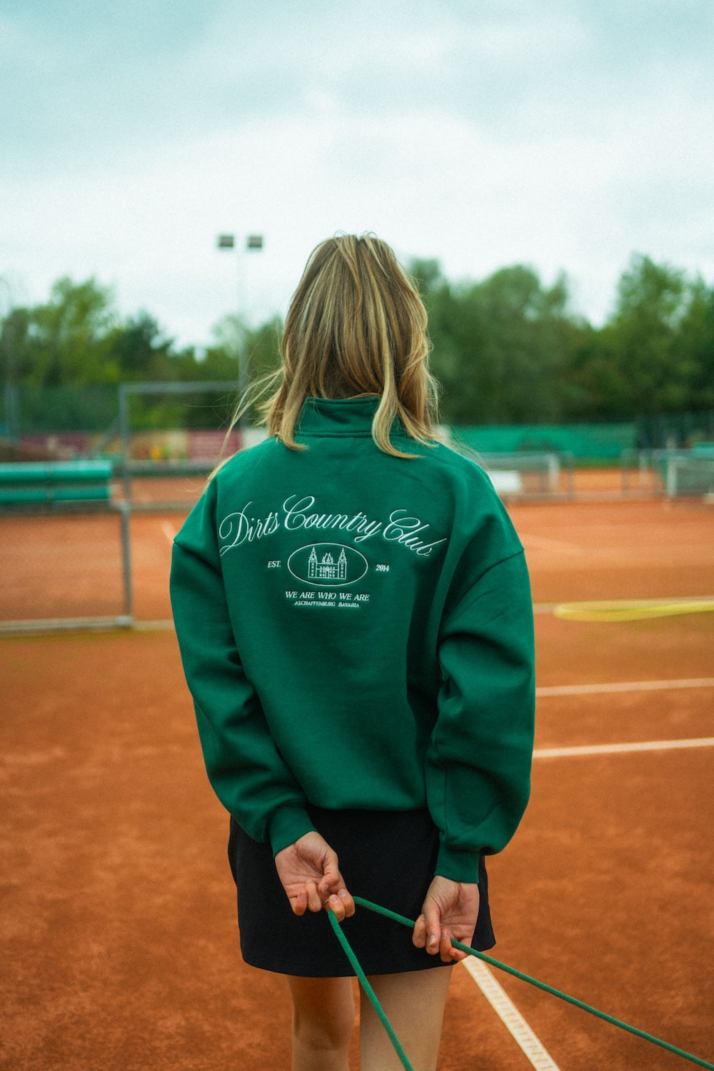 Oversized Quarter Zip Sweater