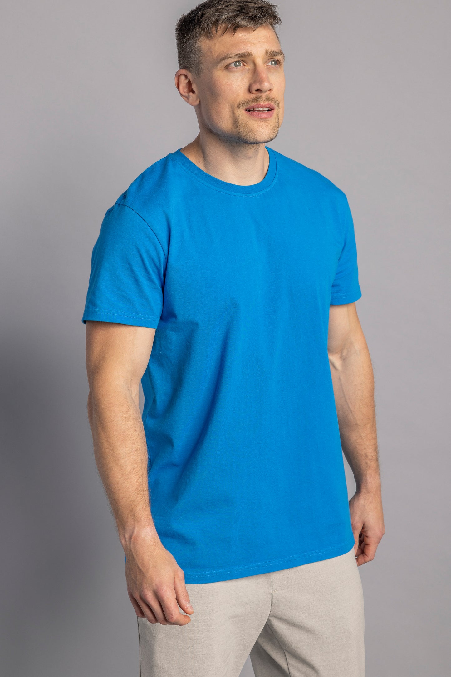 Premium Blank T-Shirt STANDARD, Fancy Blue