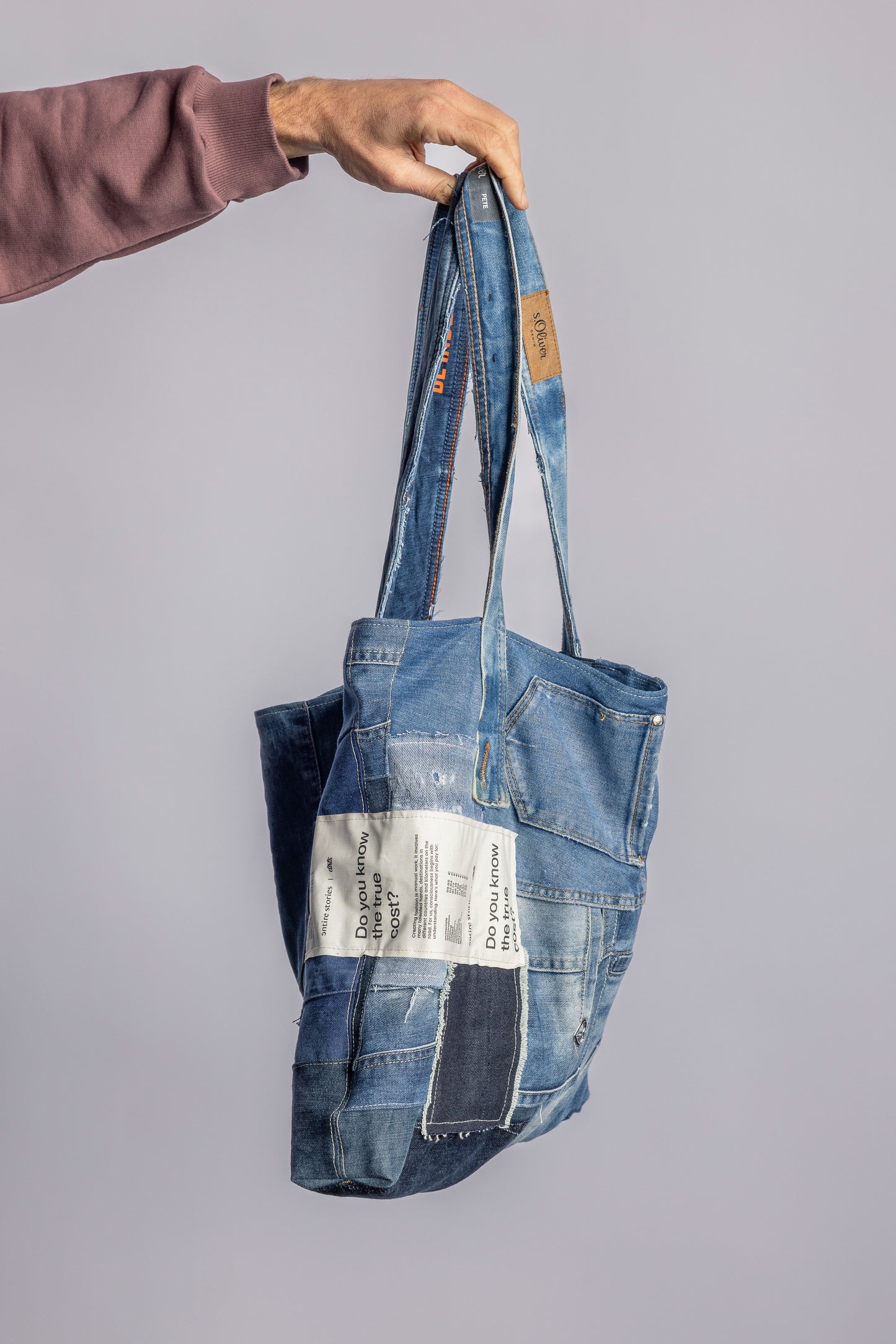 Denim Shopper Bag