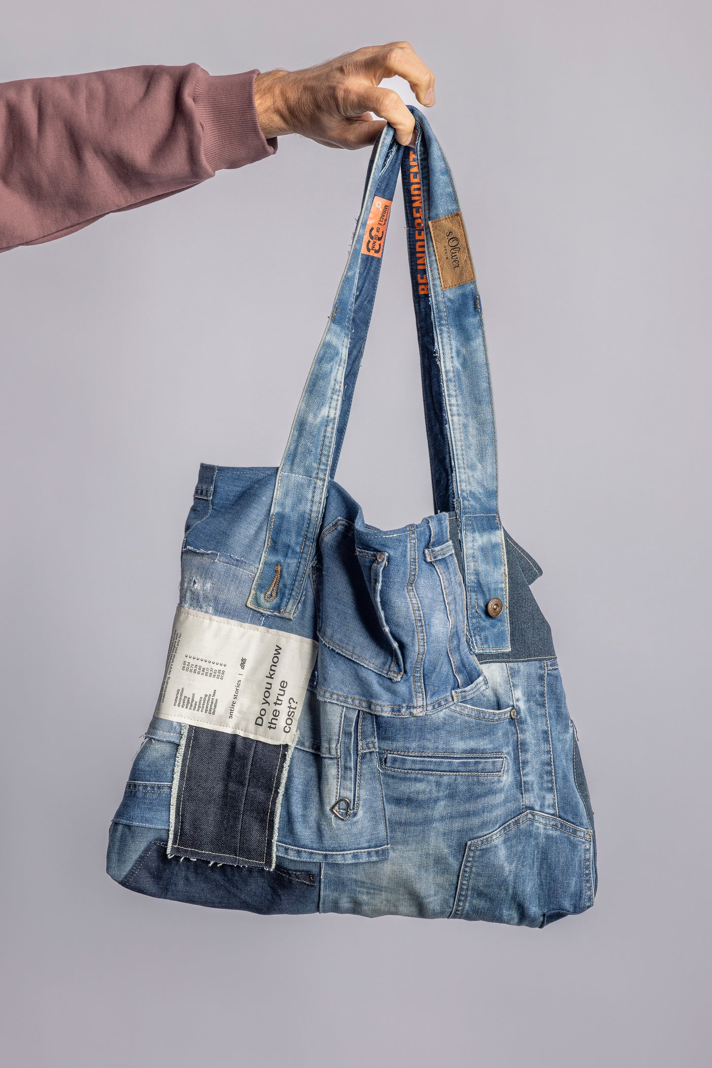 Denim Shopper Bag