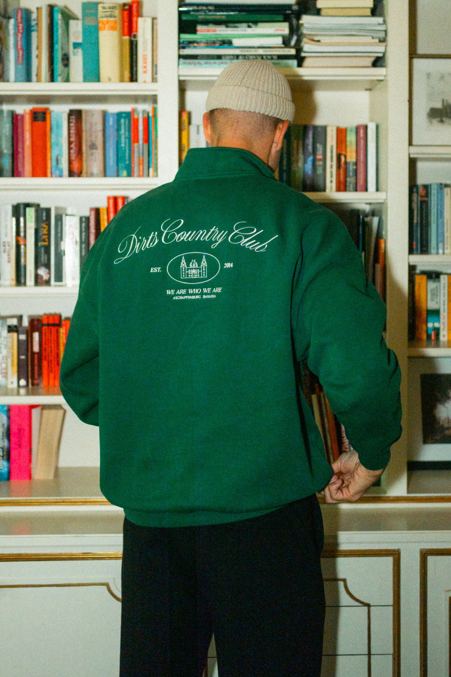 Oversized Quarter Zip Sweater