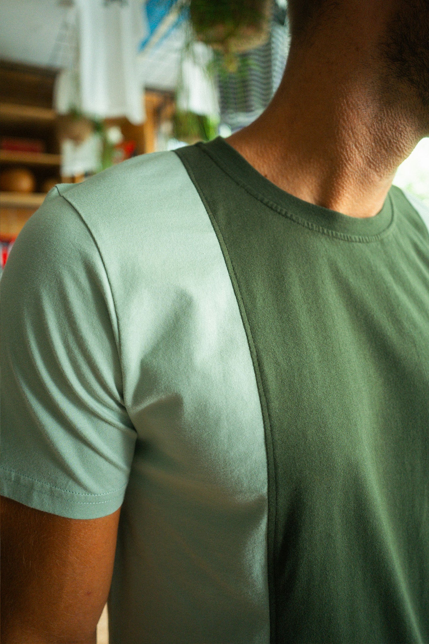 Upcycling Green River T-Shirt Size M