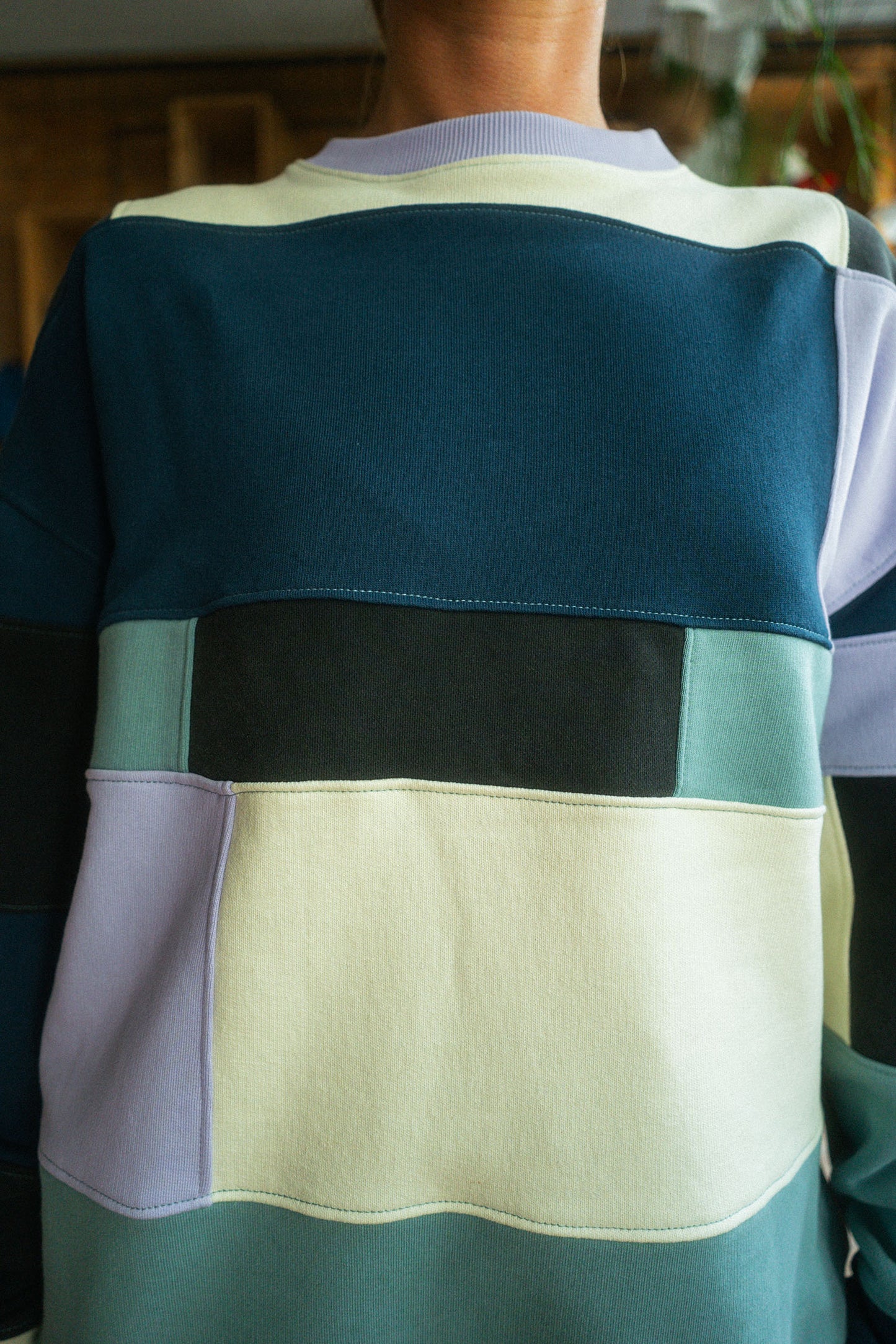 UPCYCLING Patchwork Crewneck Unisex