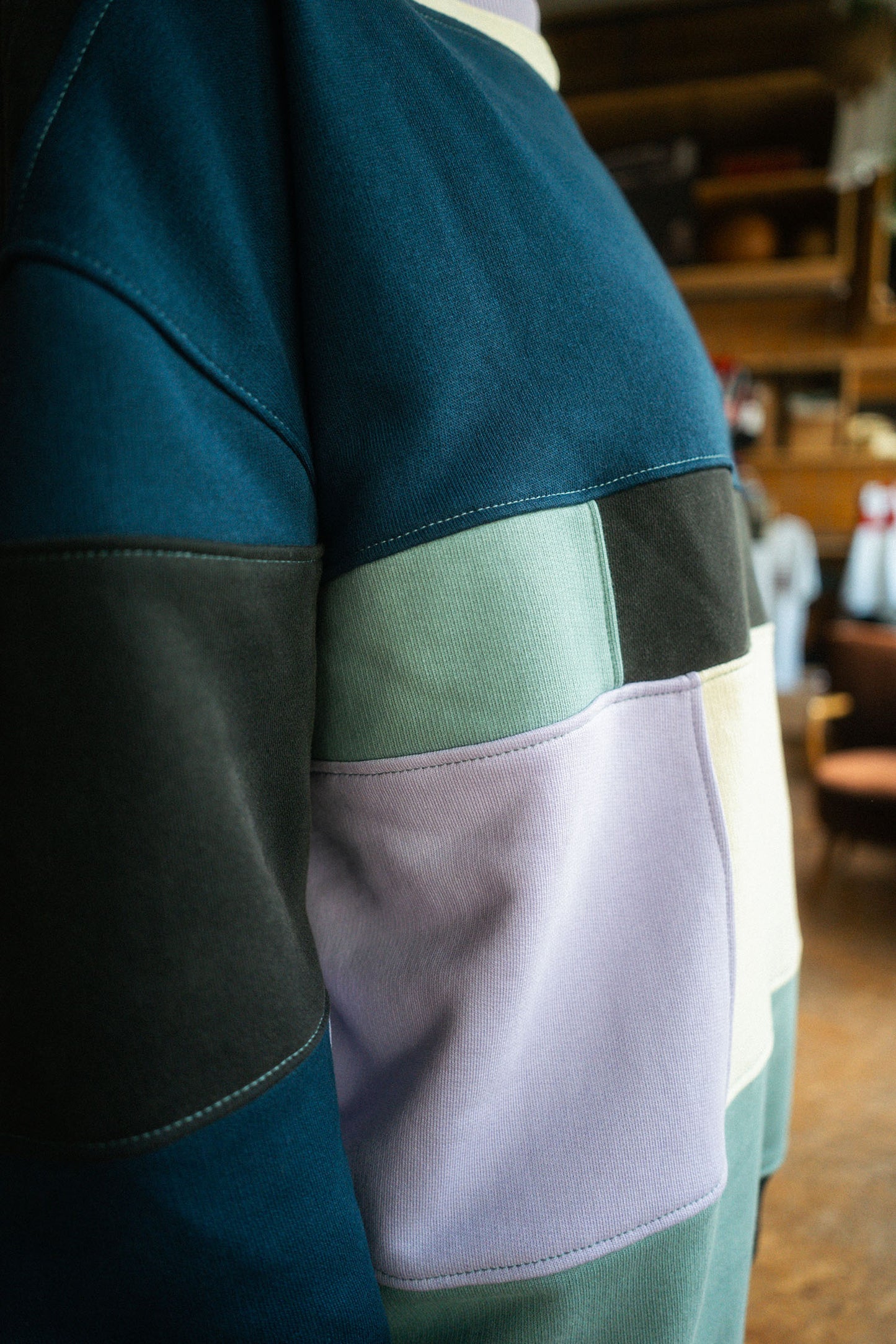 UPCYCLING Patchwork Crewneck Unisex