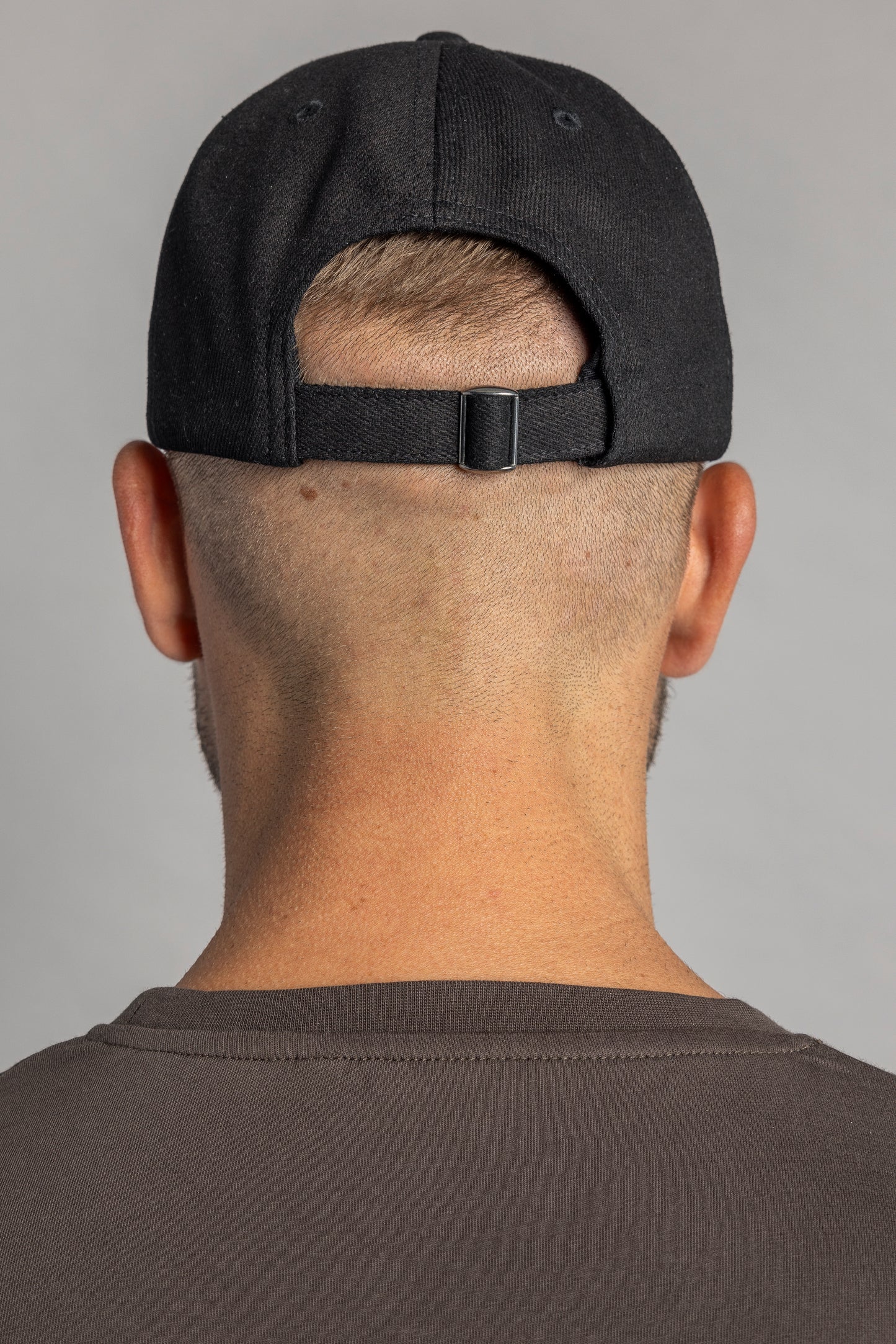 Denim Basecap Unwashed, Black