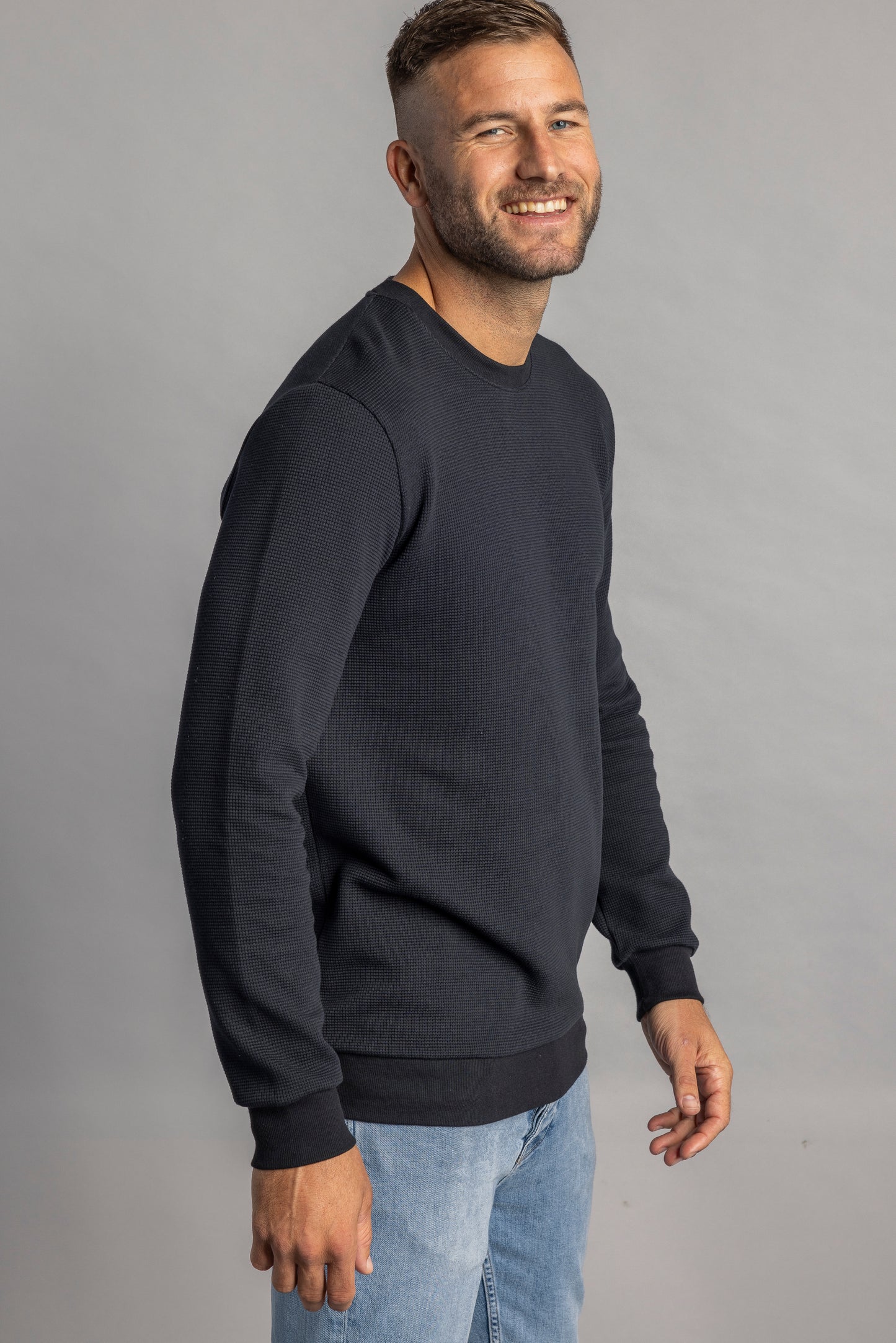 Waffle Piqué Longsleeve