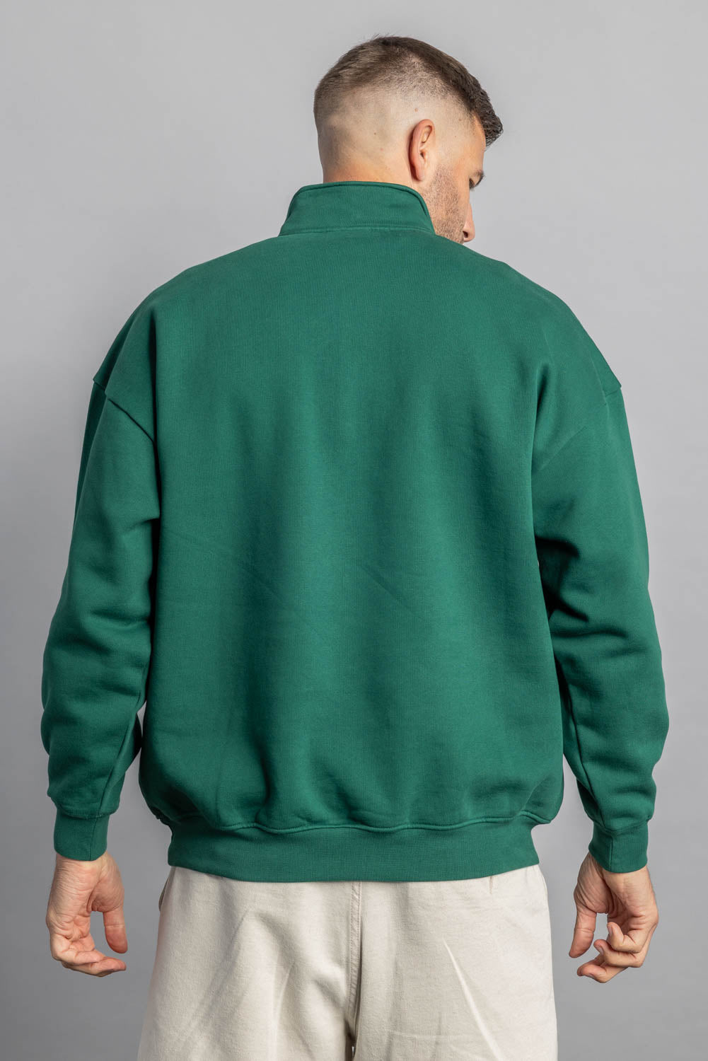 Oversized Quarter Zip Sweater