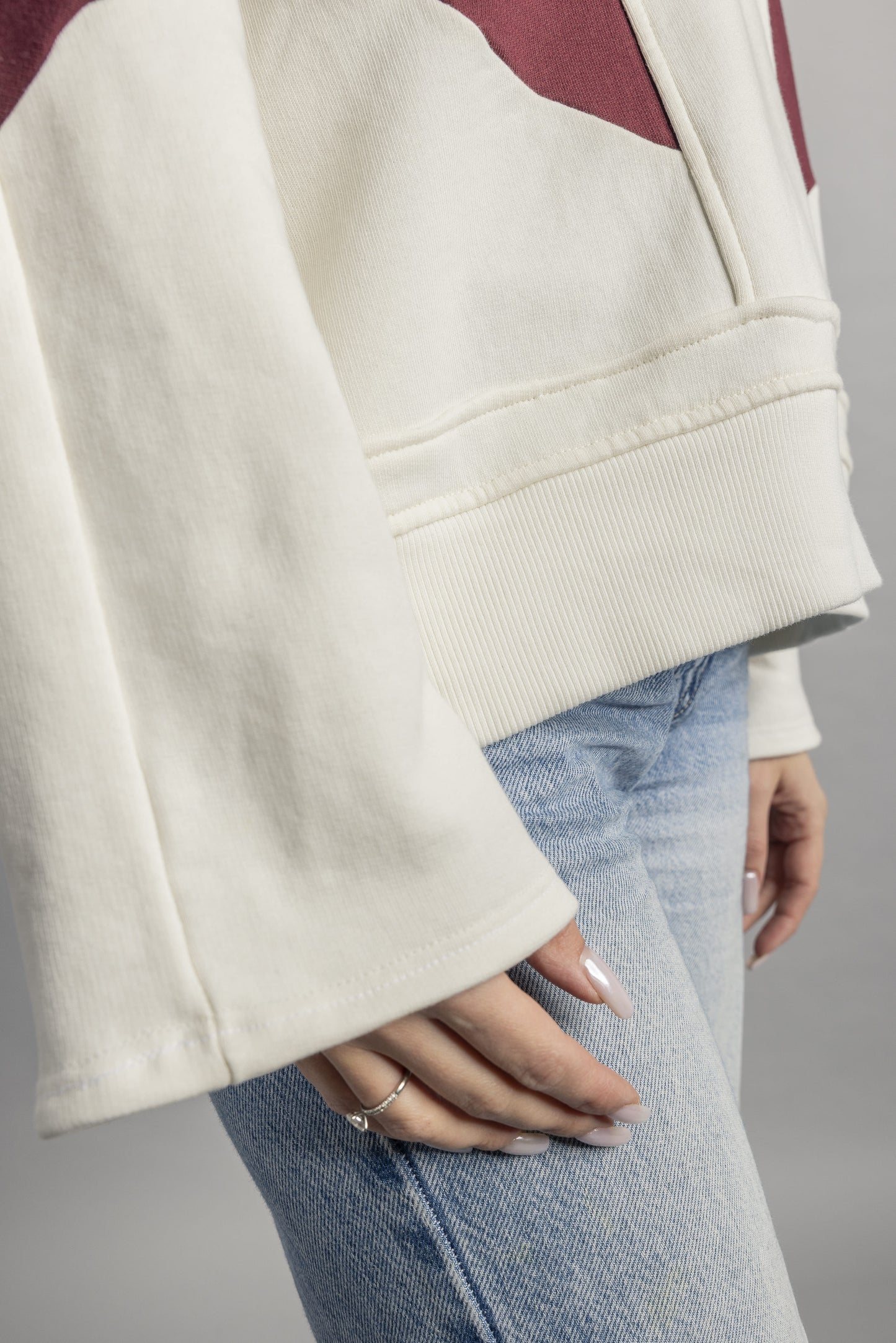 UPCYCLING Oversized Signature Hoodie, one size fits most