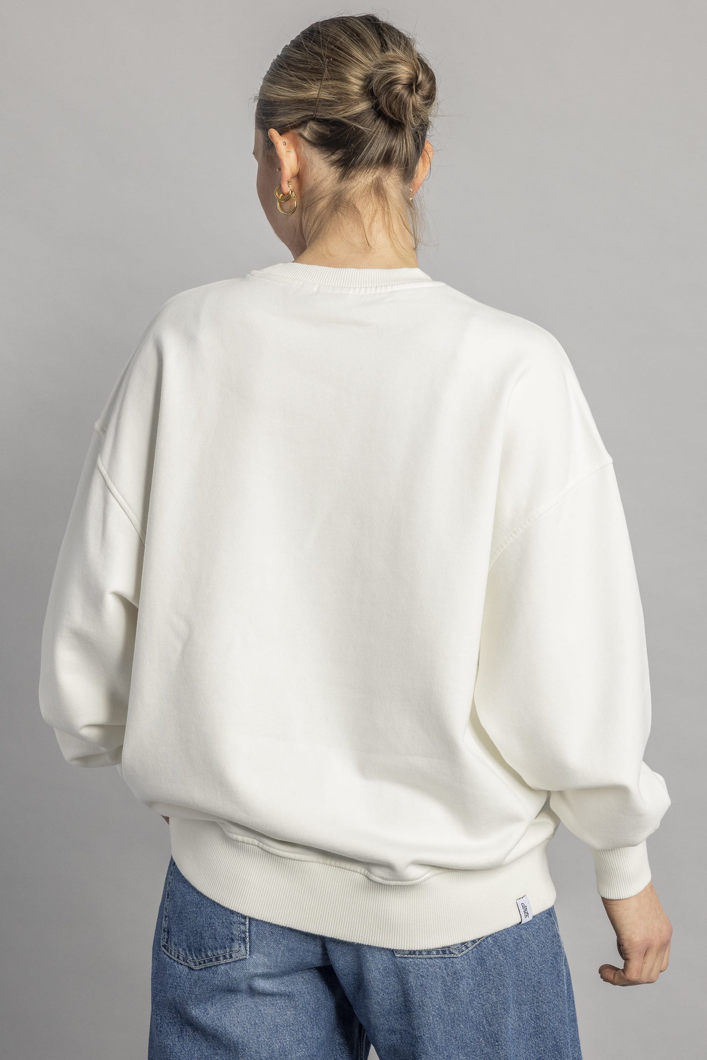 UPCYCLING Oversized Logo Crewneck, one size fits most