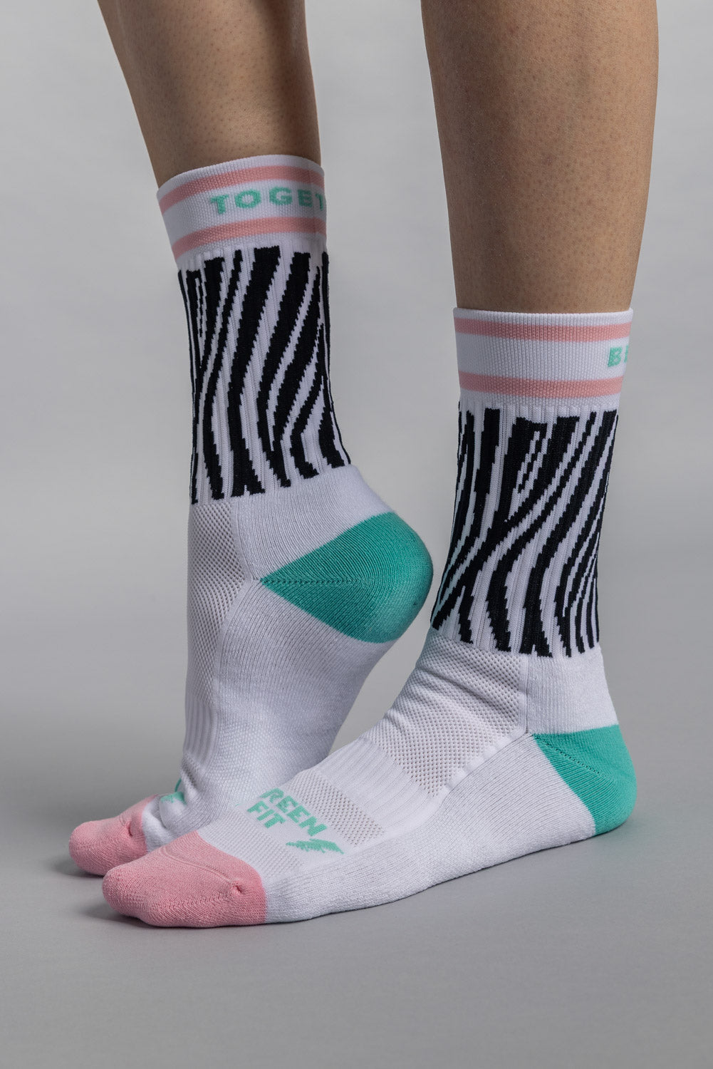 Green Fit Athletic Socks