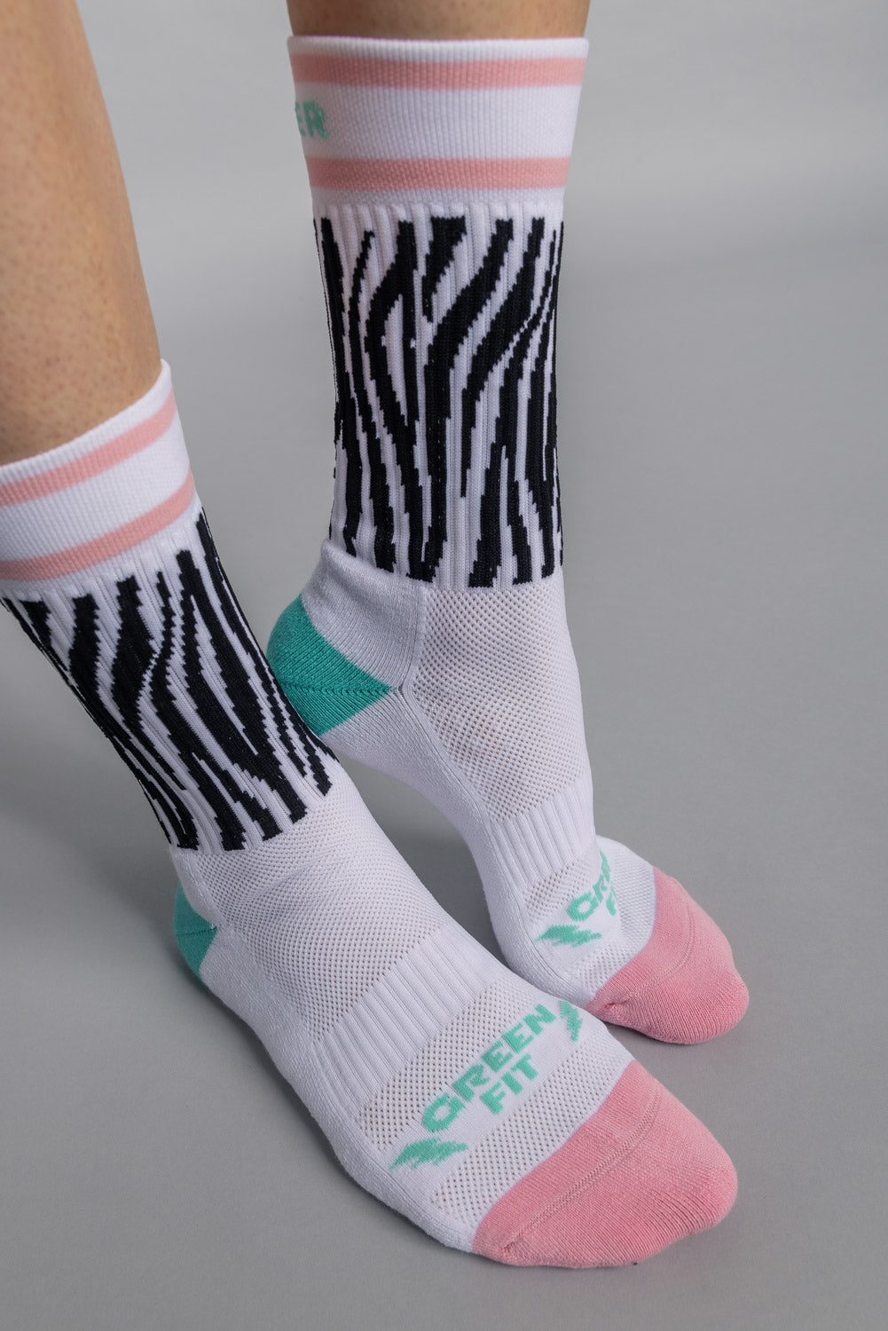 Green Fit Athletic Socks