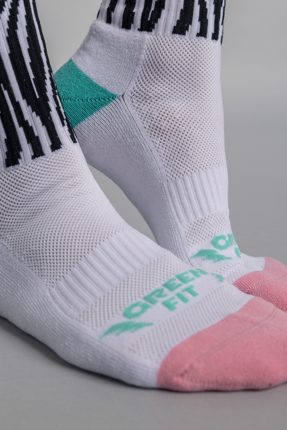 Green Fit Athletic Socks