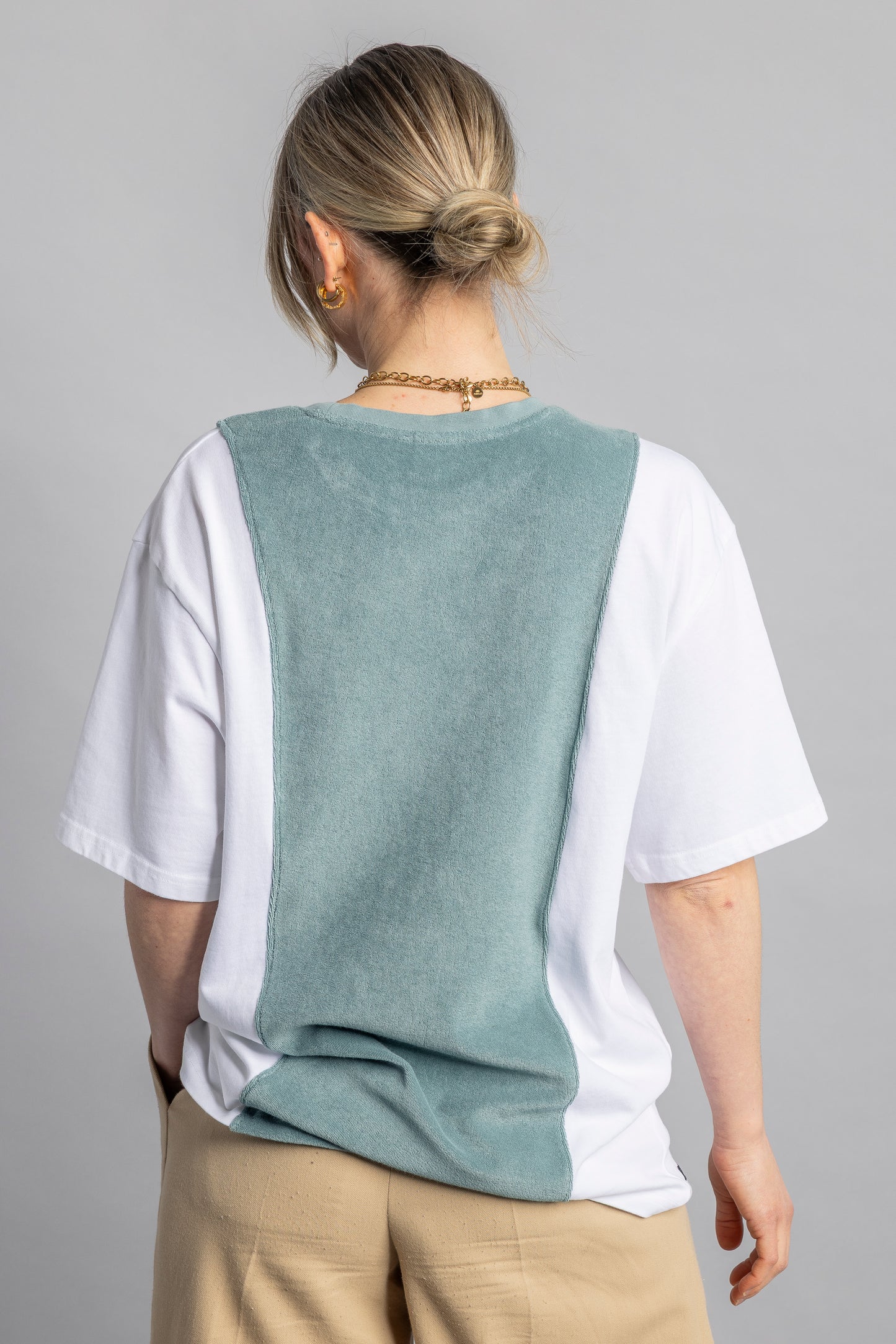 UPCYCLING Logo Terry T-Shirt Oversized, L