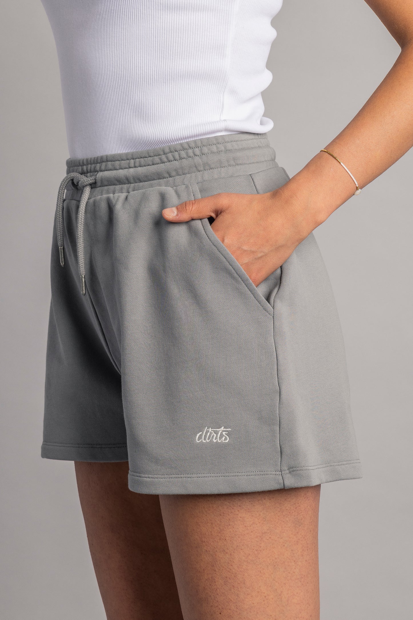 Sweatshorts Ladies, Silver Dust