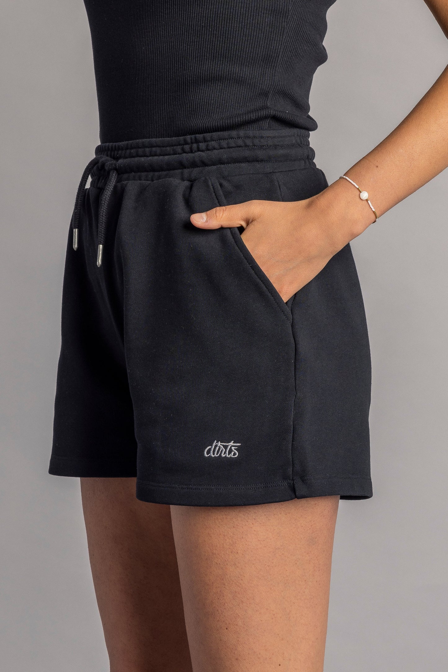 Ladies Set Top + Shorts, Black