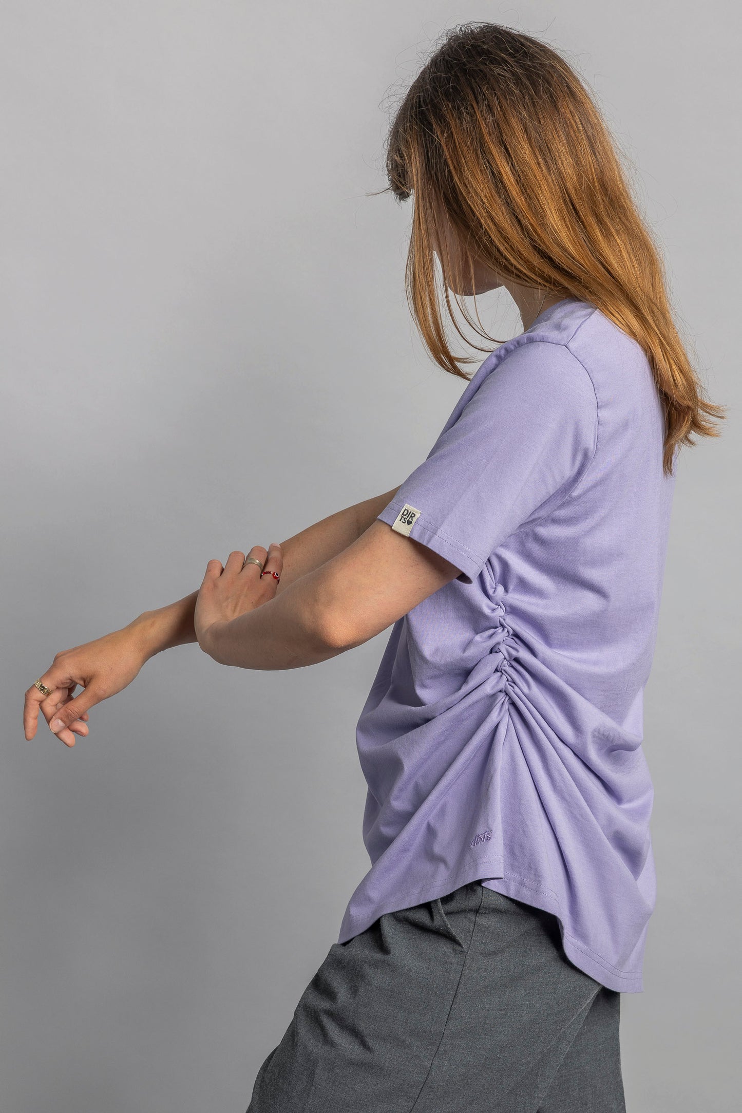 UPCYCLING Asymmetrical T-Shirt Lavender