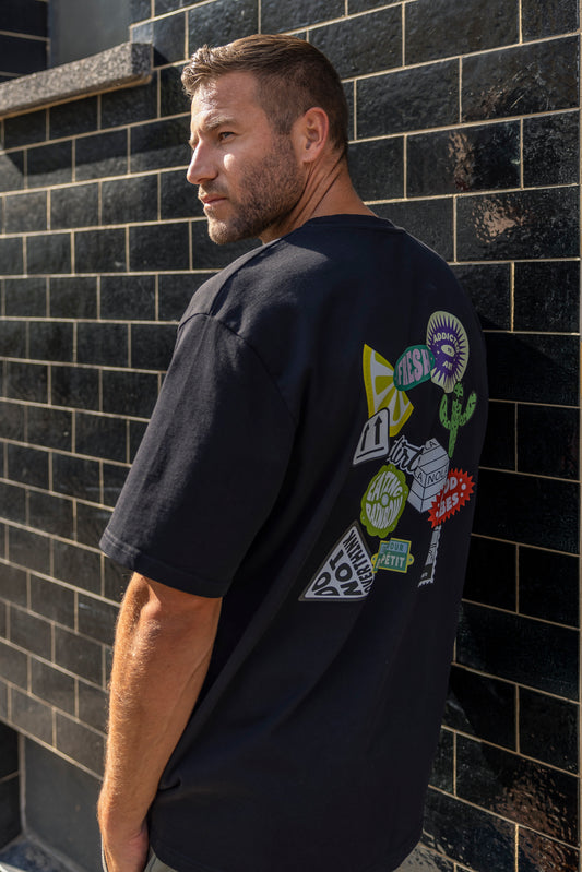 NOLA STICKERS T-Shirt Oversized