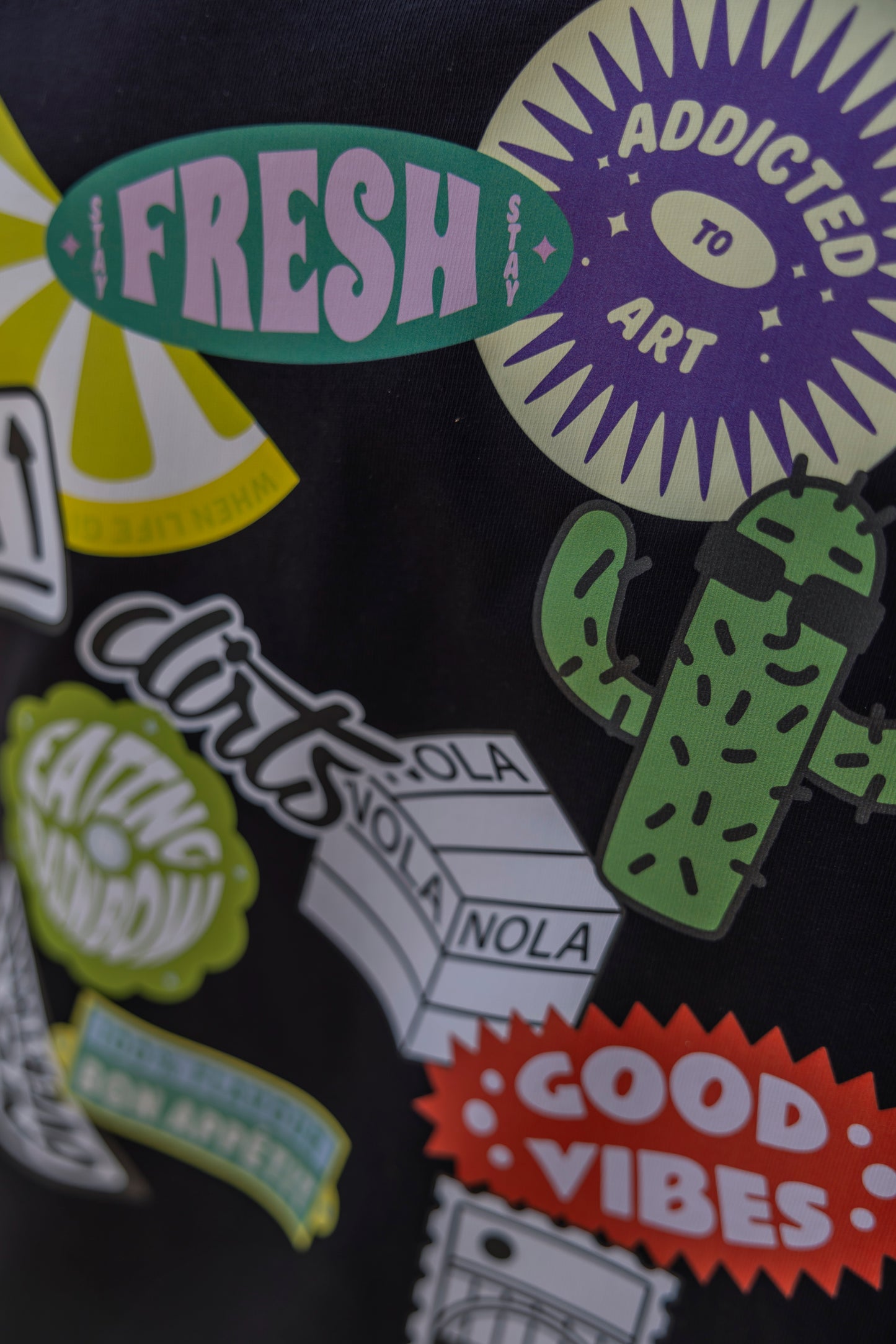 NOLA STICKERS T-Shirt Oversized