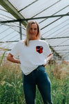 SGE X DIRTS Pocket T-Shirt Ladies, Weiß
