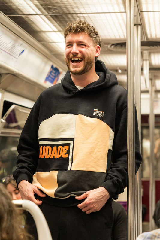 UPCYCLING Patchwork Hoodie SAUDADE