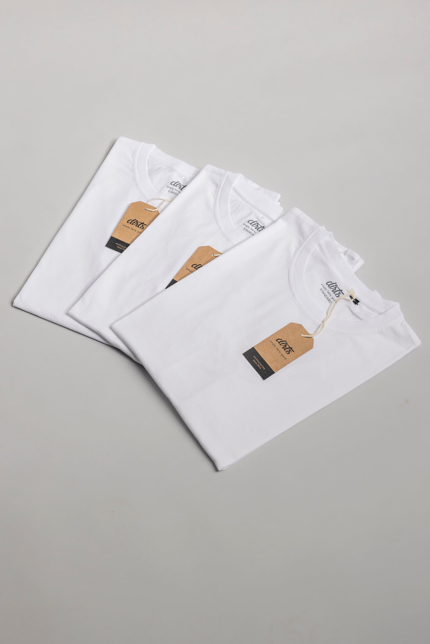 3-Pack Premium Blank T-Shirt STANDARD, White