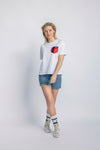 SGE X DIRTS Pocket T-Shirt Ladies, Weiß