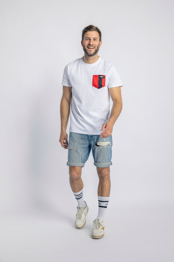 SGE x DIRTS Pocket T-Shirt, Weiß