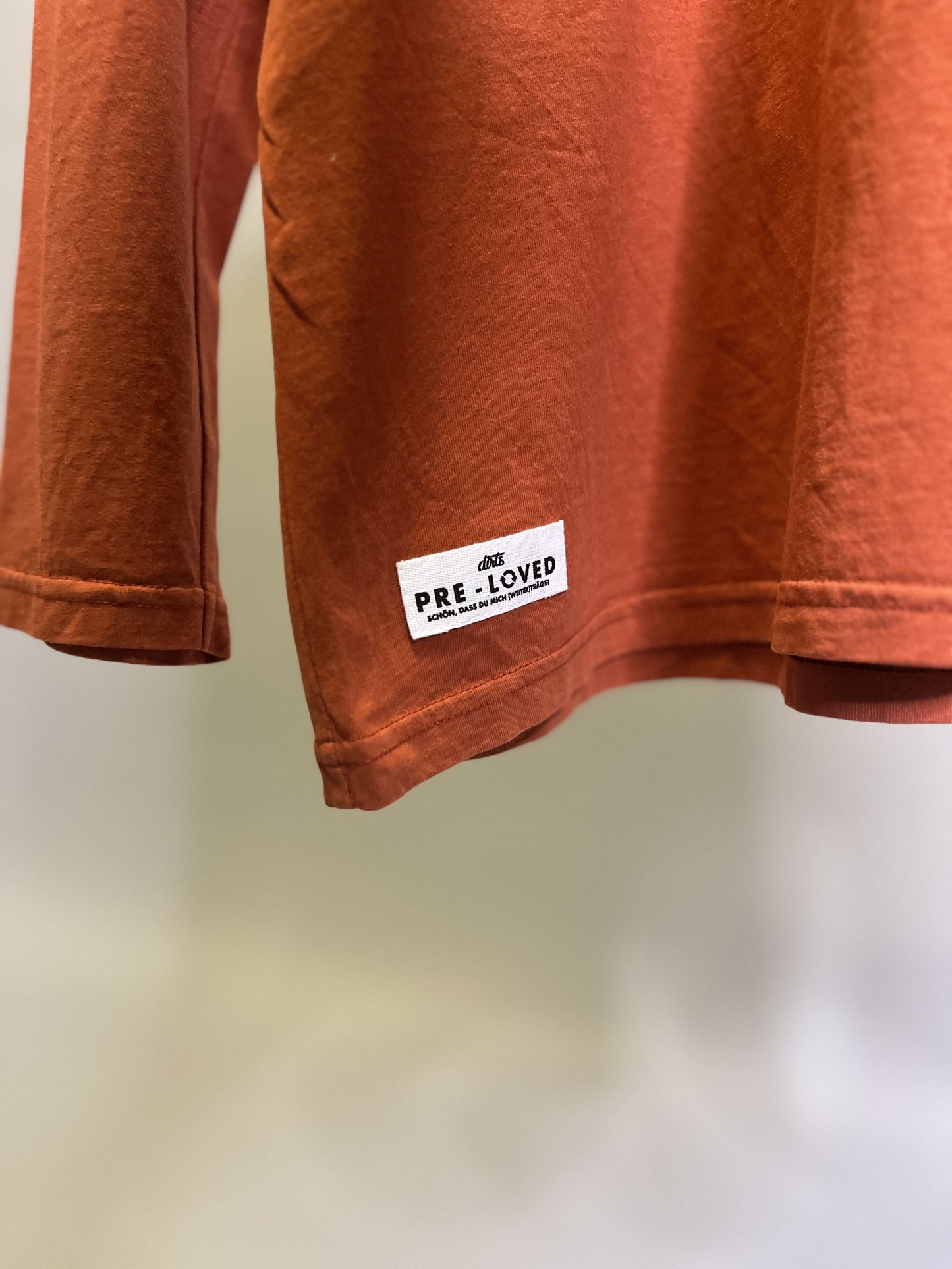PRE-LOVED Recycled Cotton Logo Longsleeve, XL