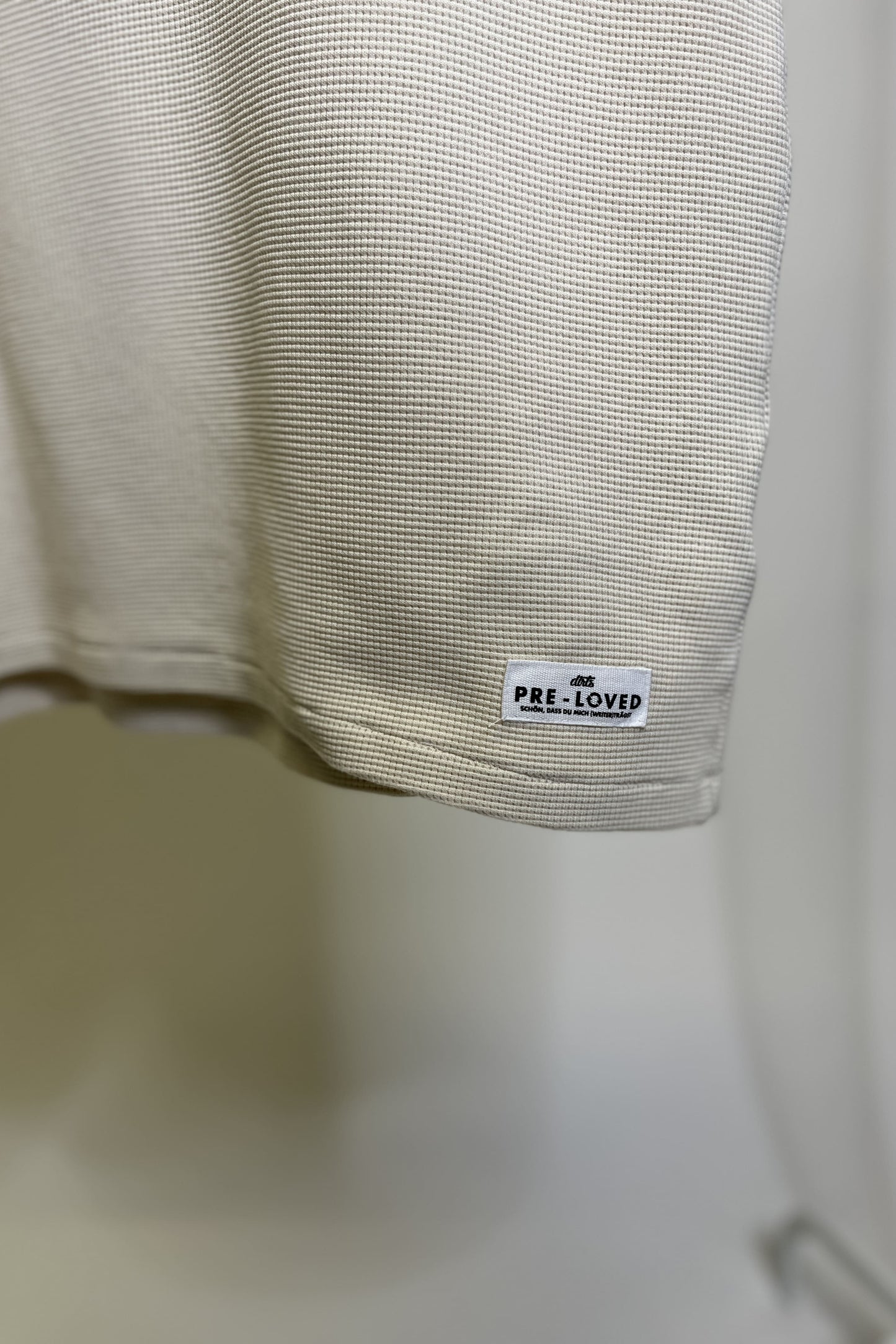 PRE-LOVED Waffle Piqué Polo Shirt, L
