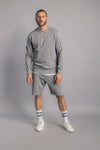 Sweatshorts Unisex, Silver Dust