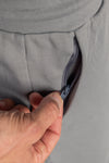 Sweatshorts Unisex, Silver Dust