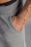 Sweatshorts Unisex, Silver Dust