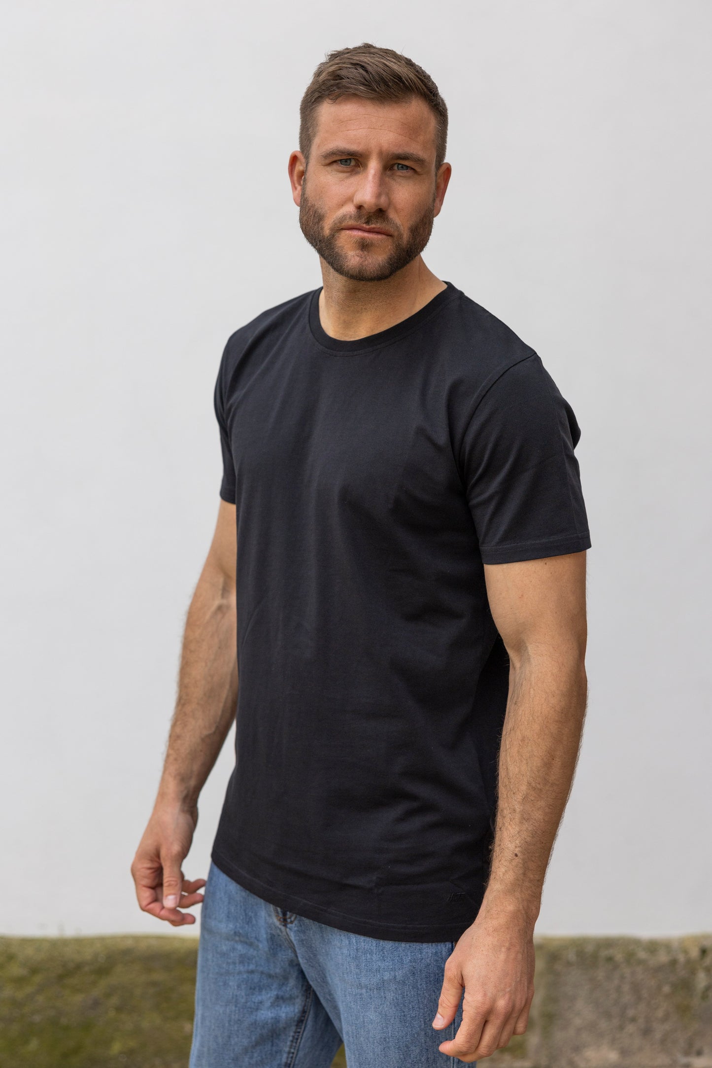3er-Pack Premium Blank T-Shirt SLIM 2.0, Black