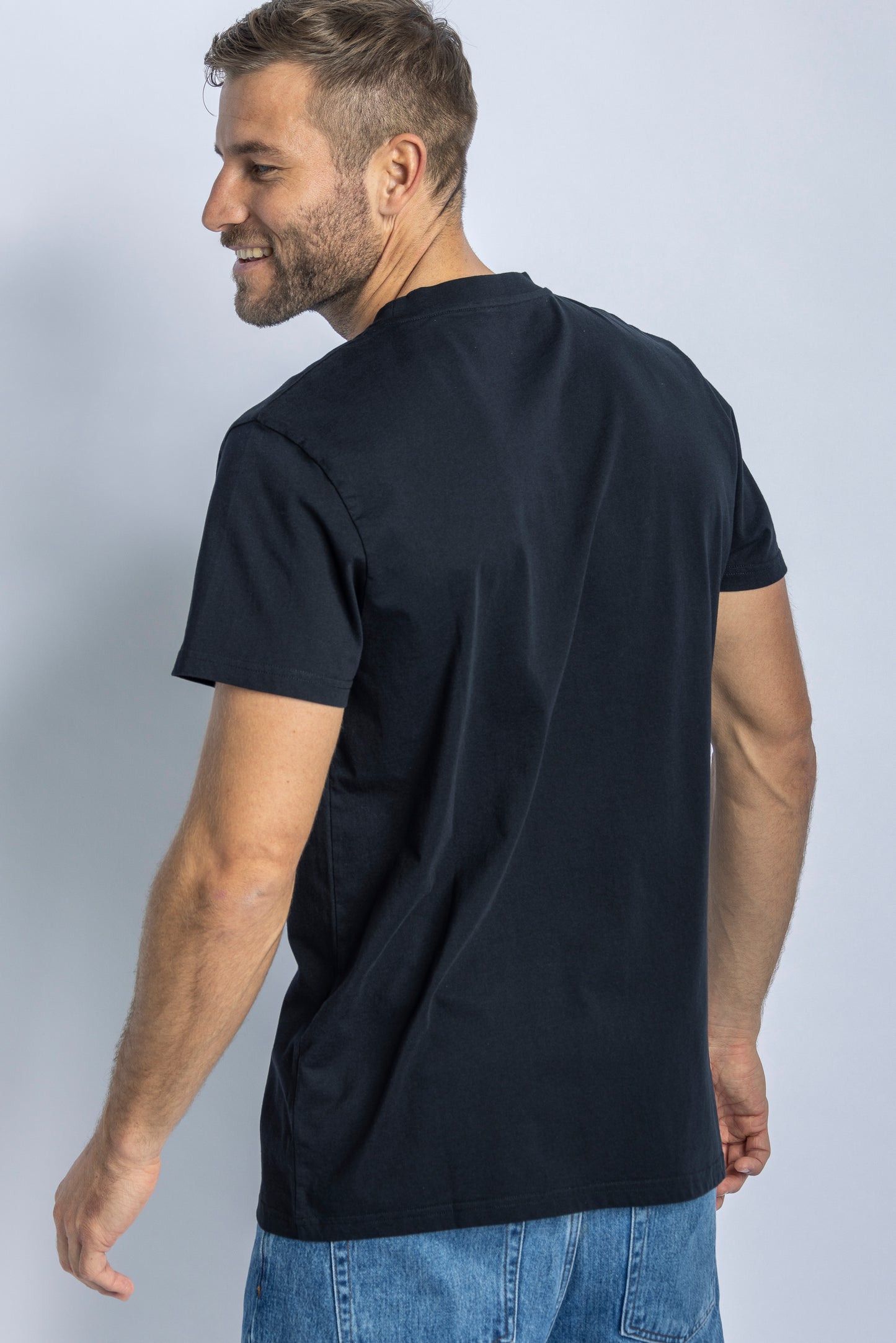 3er-Pack Premium Blank T-Shirt STANDARD, Black