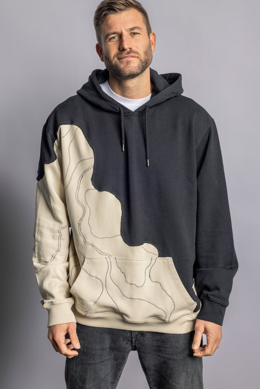 Upcycling hoodie, size XXL