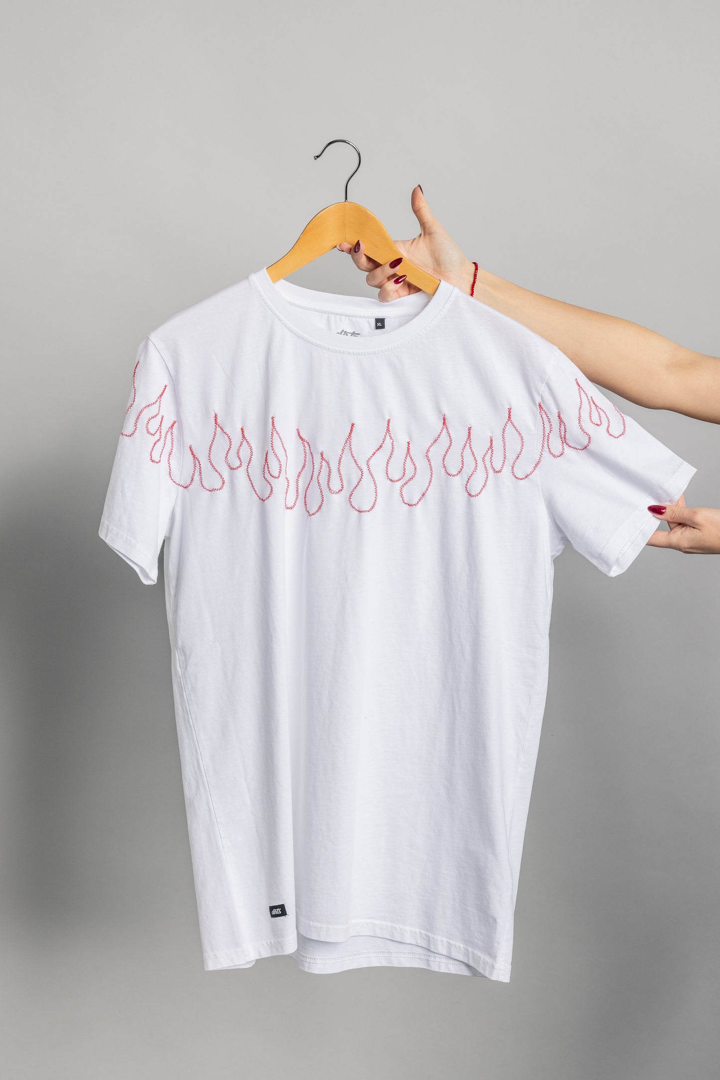 Upcycling Masterpiece T-Shirt "FLAMES"