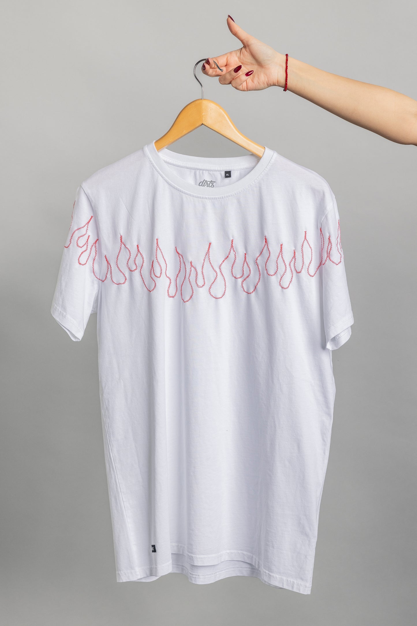 Upcycling Masterpiece T-Shirt "FLAMES"
