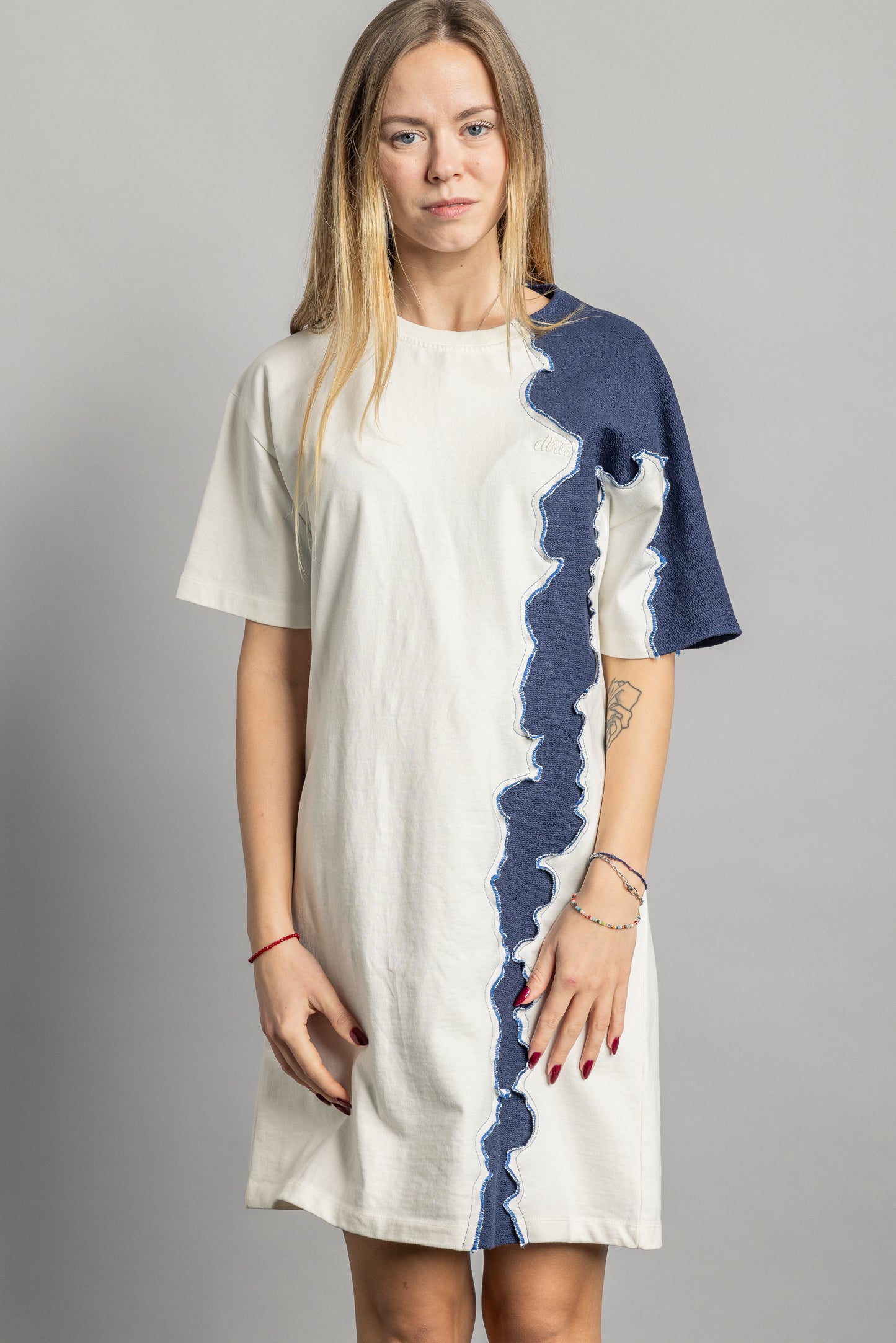 Upcycling Masterpiece T-Shirt Dress Size XS 