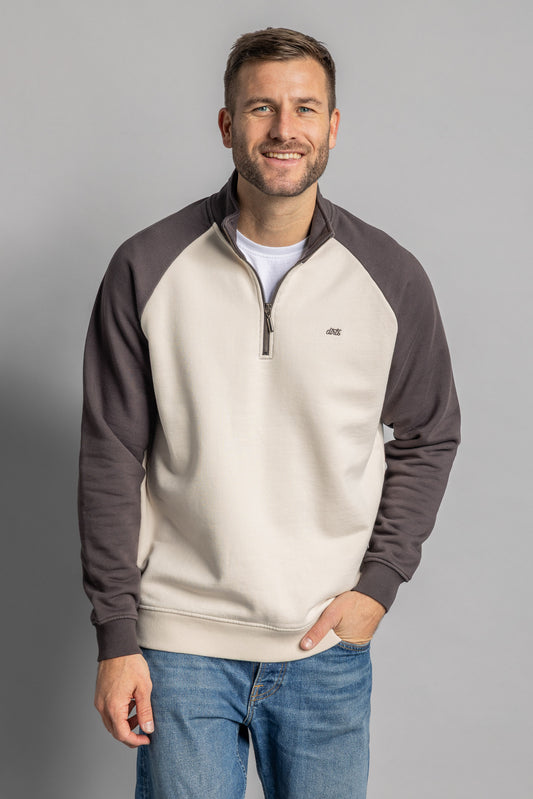 Color Block Quarter Zip