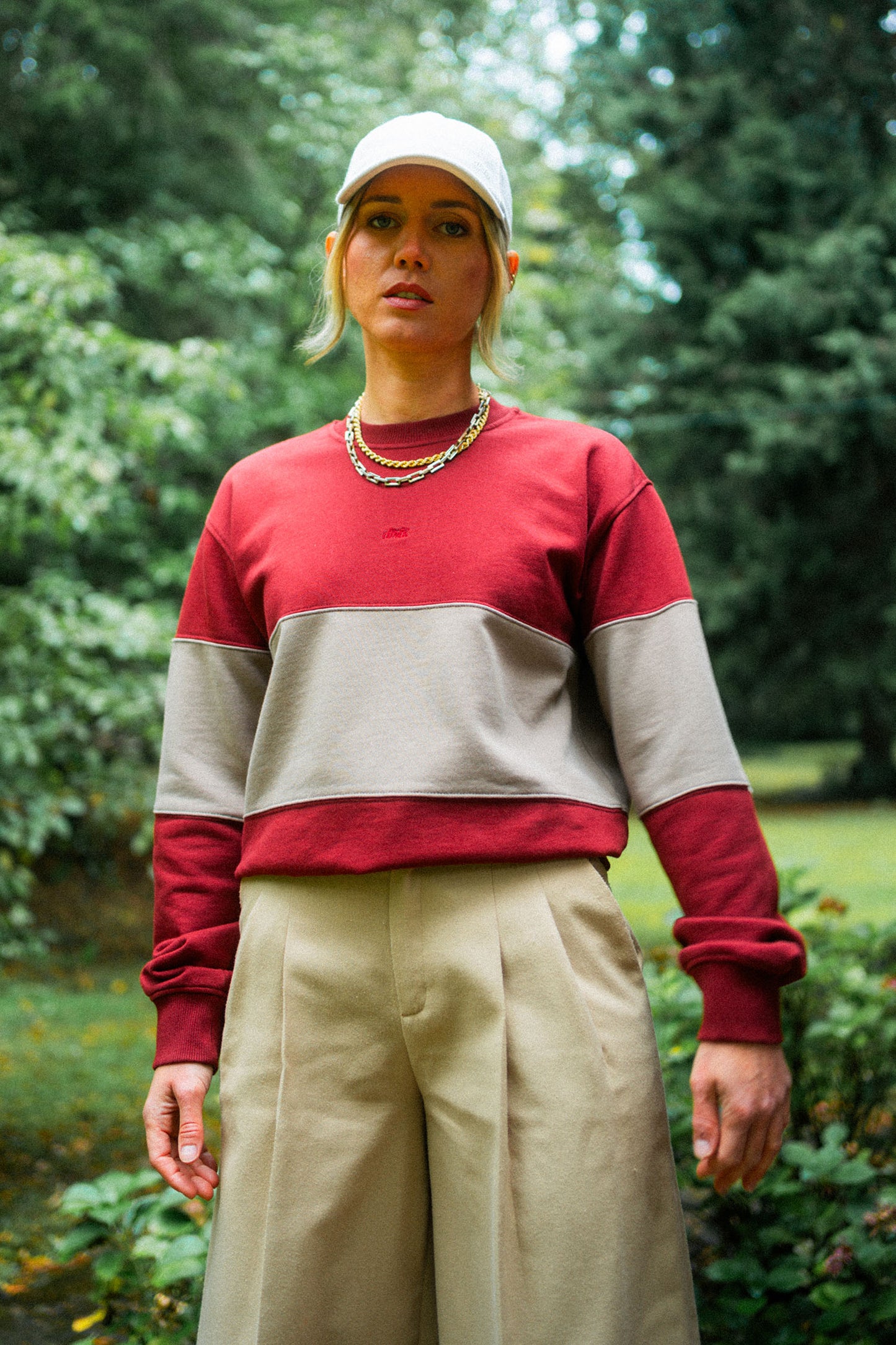 Color Block Classic Crewneck