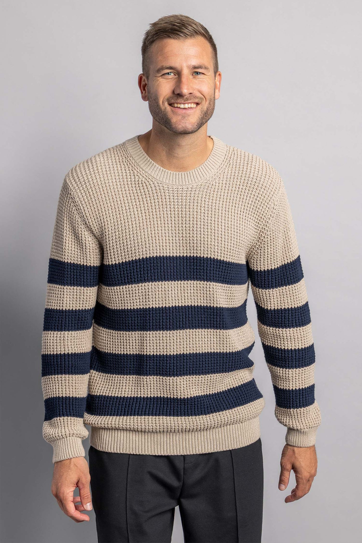 Knit Striped Crewneck