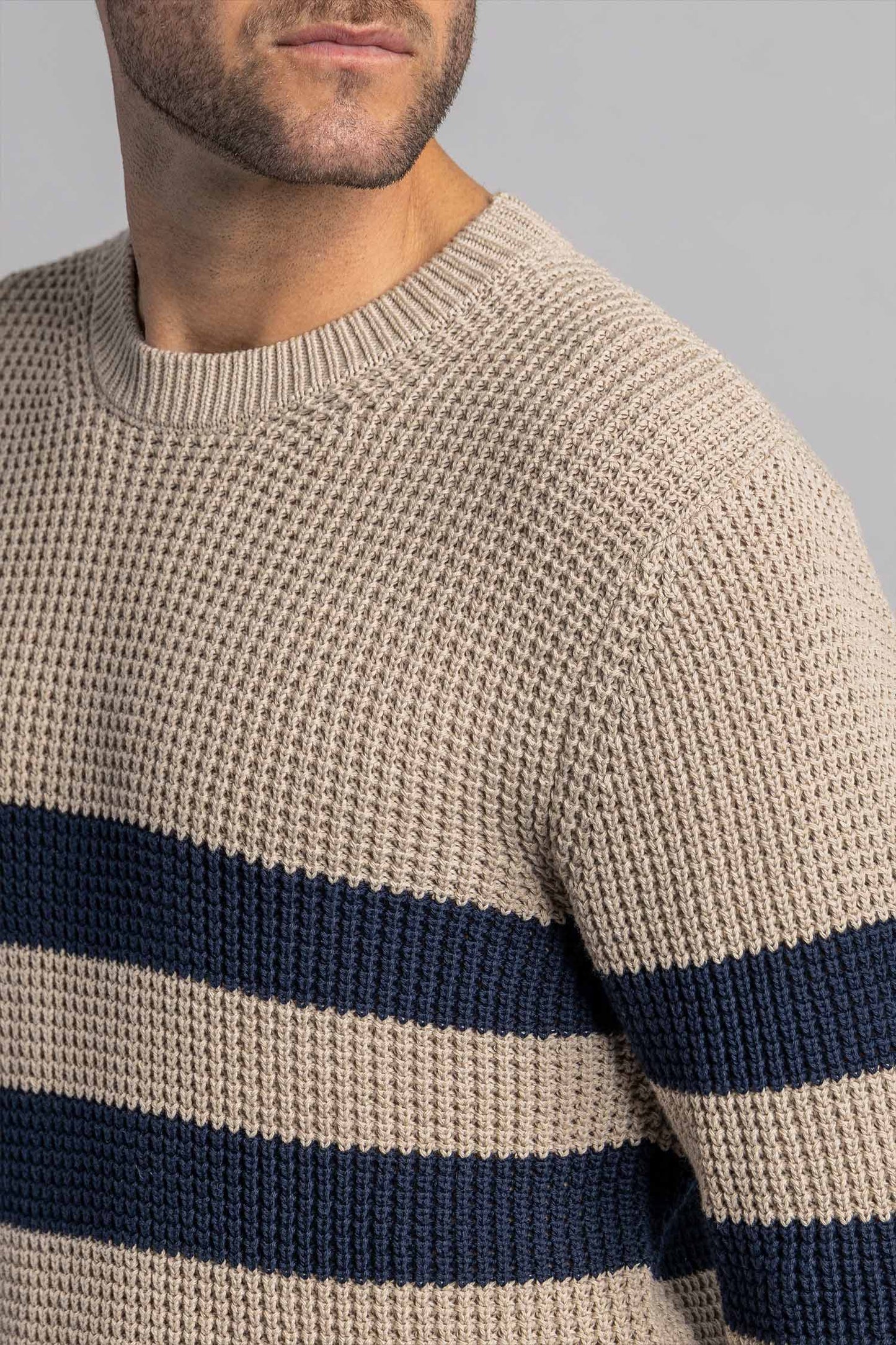Knit Striped Crewneck