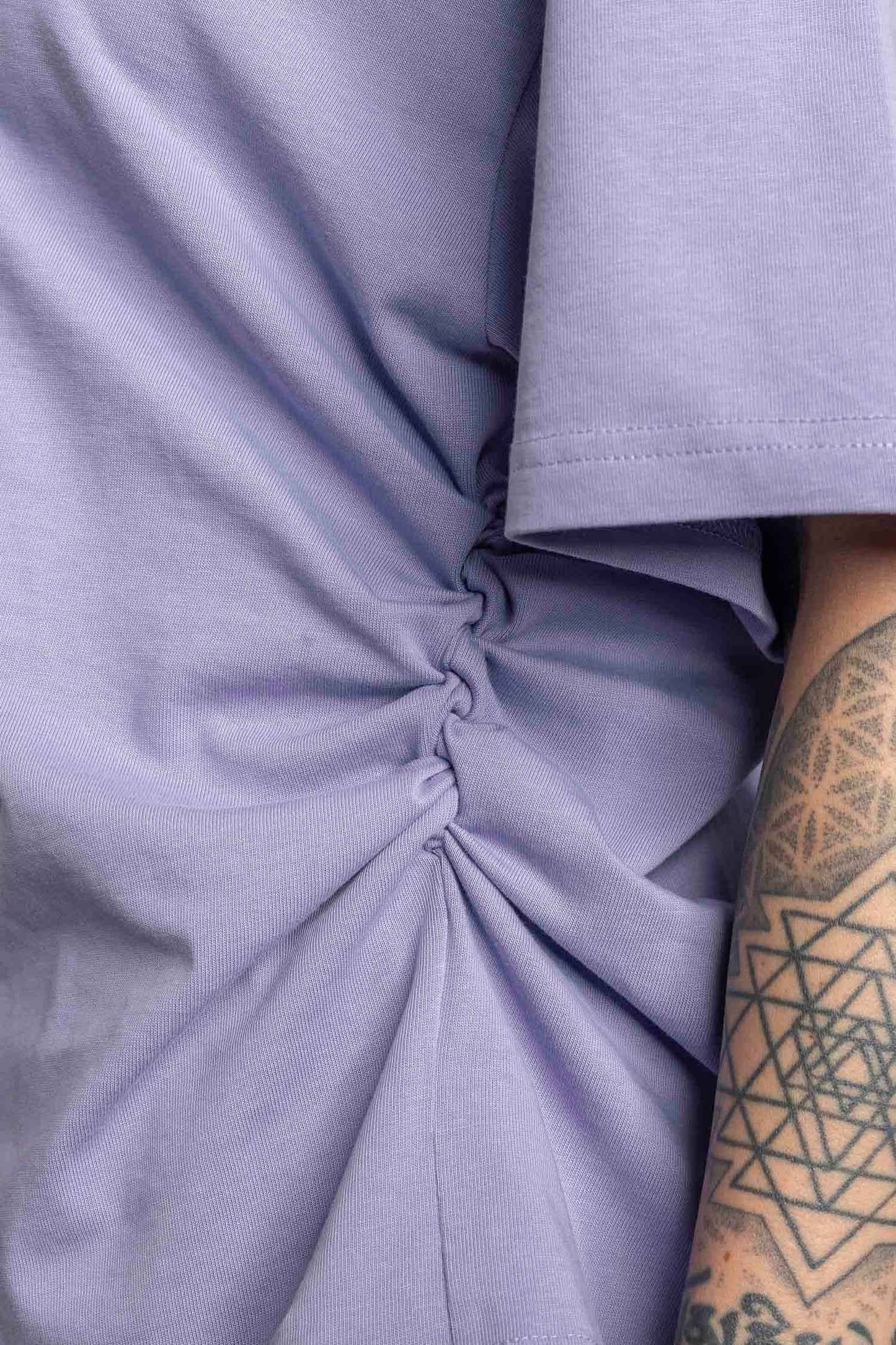 UPCYCLING Asymmetrical T-Shirt Lavender