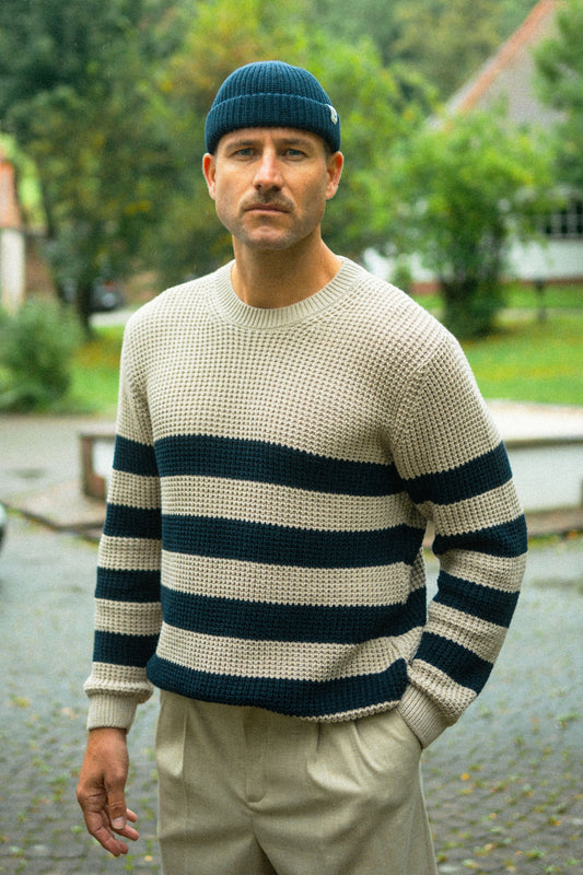 Knit Striped Crewneck