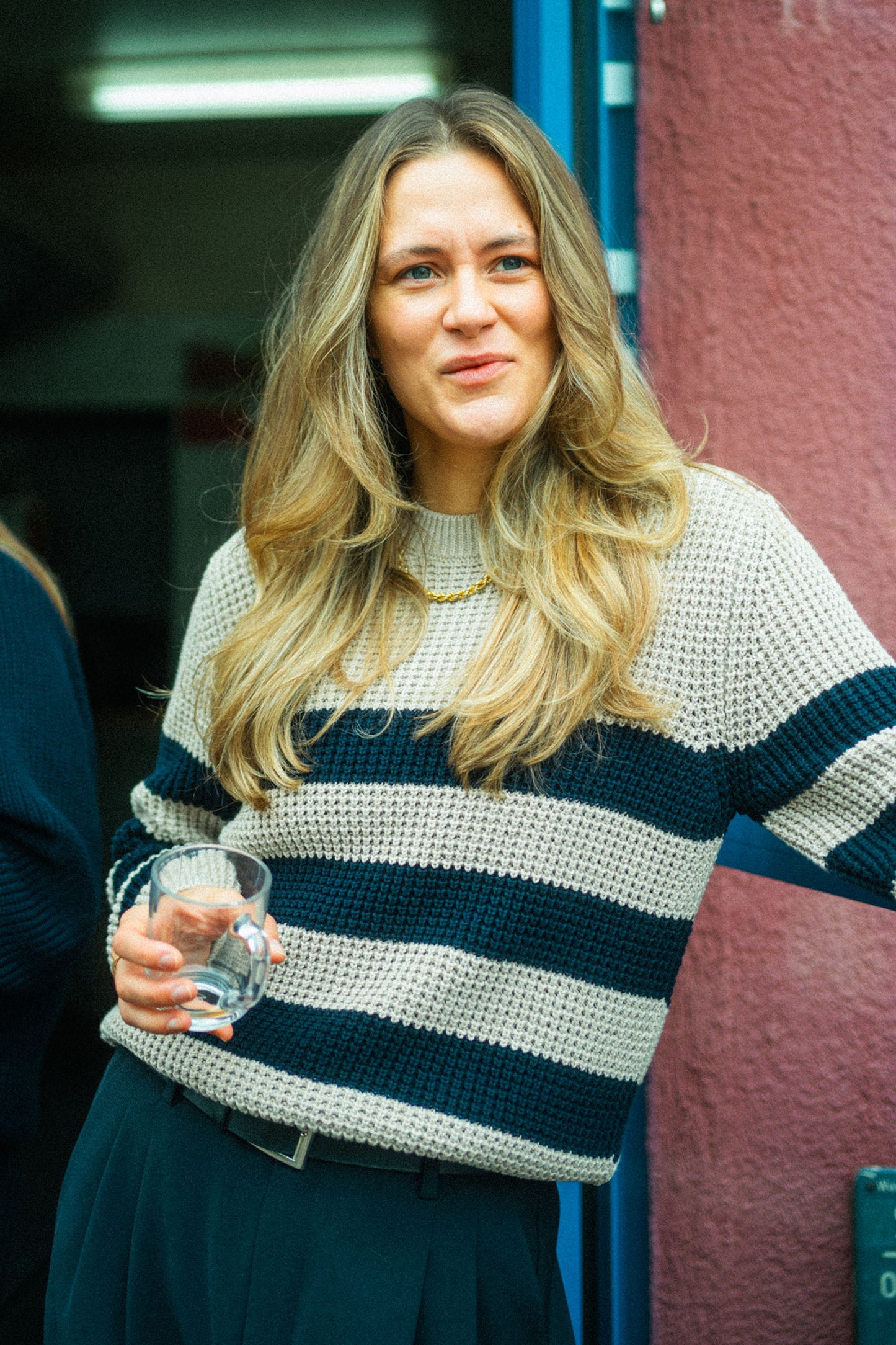 Knit Striped Crewneck