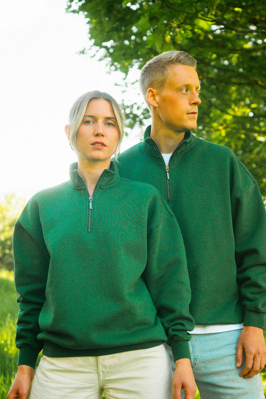 Quarter Zip Sweater Oversized