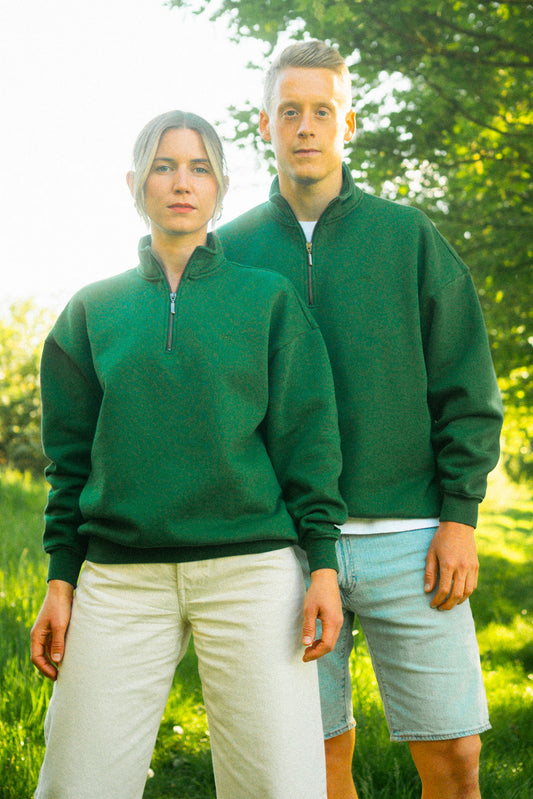 Quarter Zip Sweater Oversized